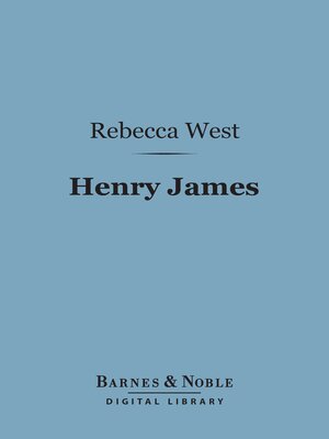 cover image of Henry James (Barnes & Noble Digital Library)